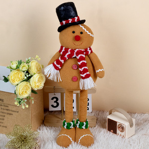 Decoraciones navideñas de nuevo estilo-Navidad <span class=keywords><strong>galleta</strong></span> hombre retráctil Chef pareja muñeca adornos muñecas decorativas para decoración del hogar - Product Image 5