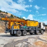 Foreuse hydraulique complète montée sur camion robuste pour le forage de puits d'eau, destinée aux projets agricoles et miniers en Afrique