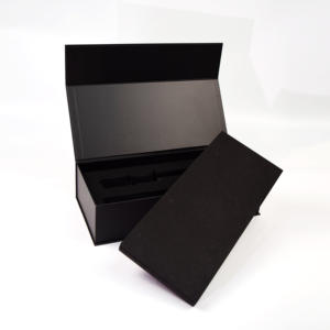 กล่องเครื่องประดับแม่เหล็กสีดำปั๊มฟรีอุปกรณ์เสริมสำหรับบรรจุภัณฑ์เสื้อผ้าขนสัตว์ - Product Image 2
