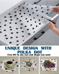 Revêtement de tiroir pour armoires de cuisine, revêtement de tiroir non adhésif, antidérapant, imperméable pour réfrigérateur, tapis de placard, facile à poser - Product Image 4