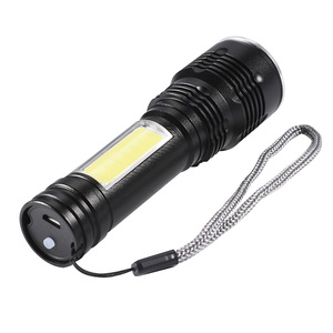 Helius Chất Lượng Cao Hợp Kim Nhôm Ánh Sáng Mạnh Mẽ Làm Việc Ánh Sáng T6 + COB Đèn Pin USB Lithium Có Thể Sạc Lại Pin Zoom Đèn Pin - Product Image 3