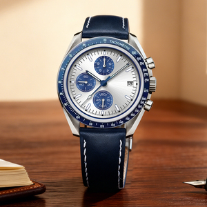 Nouvelle <span class=keywords><strong>Montre</strong></span> Homme 2026 Multifonction Sport Chronographe <span class=keywords><strong>Montre</strong></span> Homme Marque de Luxe <span class=keywords><strong>Montre</strong></span> à Quartz <span class=keywords><strong>pour</strong></span> Homme <span class=keywords><strong>Bracelet</strong></span> en Cuir - Product Image 4