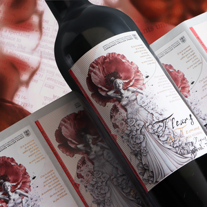 Étiquette <span class=keywords><strong>de</strong></span> vin personnalisée <span class=keywords><strong>de</strong></span> luxe, estampage à chaud doré, finition en relief 3D multicouche, papier <span class=keywords><strong>d</strong></span>'art haut <span class=keywords><strong>de</strong></span> gamme, autocollant <span class=keywords><strong>de</strong></span> vin haut <span class=keywords><strong>de</strong></span> gamme - Product Image 2