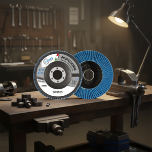 Disco de Láminas Profesional Fervi de 125 mm, Disco Abrasivo Sin Hierro para Lijar Metal - Product Image 2