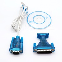 Nuevo Cable Adaptador Convertidor USB 2.0 a Puerto COM RS232 de 9 Pines SERIELO DB25 DB9 para Windows 98/ME/2000/Windows 0.8M