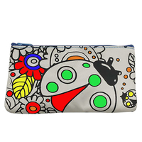 Mini étui crayon imperméable personnalisé, de haute qualité pour enfants avec 5 marqueurs, jouets éducatifs, faites votre propre sac pour la coloration, bricolage