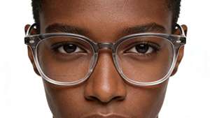 Armação de óculos ultra leve TR para homens e mulheres, óculos ópticos com gradiente de cor transparente e moderno. - Product Image 5