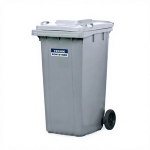 Teknik Konteyner Conteneur à déchets en plastique de luxe de haute qualité 240L, type induction, autoportant, écologique, pour extérieur, BestSelle - Product Image 1