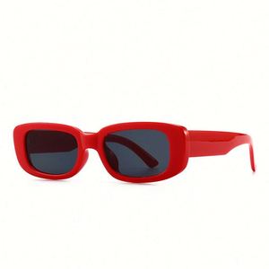 Vente en gros de lunettes de soleil vintage pour hommes et femmes, monture rose léopard, UV400, monture carrée de petite taille - Product Image 4