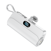 Nouveaux produits 2025 – Cadeau personnalisé avec logo OEM – Chargeur iPhone – Batterie externe portable haute capacité 5000 mAh – Banques d'alimentation