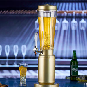 Dispensador <span class=keywords><strong>de</strong></span> bebidas <span class=keywords><strong>de</strong></span> plástico <span class=keywords><strong>de</strong></span> 3L <span class=keywords><strong>con</strong></span> logotipo personalizado, luces LED, tubos <span class=keywords><strong>de</strong></span> hielo para Bar, restaurante, barriles <span class=keywords><strong>de</strong></span> vino artesanales <span class=keywords><strong>con</strong></span> base <span class=keywords><strong>de</strong></span> lata duradera - Product Image 4