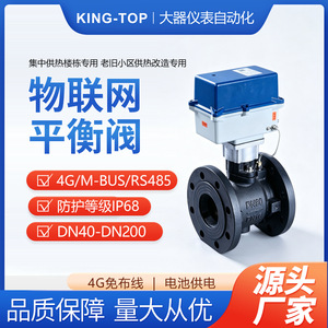 KING-TOP <b>Wireless</b> IoT Balance Valve 1/2 In Electric Automatic Float Type For <b>Heating</b> Water <b>Control</b> - Product Image 5