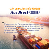 Ausdirect Best Chine vers AUS Transporteurs Sydney Melbourne Dropshipping Agent de transport de la Nouvelle-Zélande Chine vers l'Australie