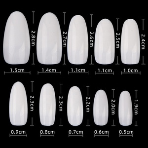 Venta al por mayor puntas de <span class=keywords><strong>uñas</strong></span> de almendra puntas de Arte de cobertura completa puntas de extensión de placa de <span class=keywords><strong>uñas</strong></span> completas ovaladas - Product Image 4