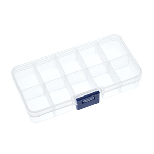 10 Grid <strong>canbe</strong> remove transparent plastic small box kit storage box jewelry jewelry box electronic components parts finishing box - Product Image 6