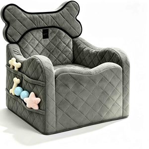 Asiento de coche para perros, protector de cojín para coche, silla de viaje para cachorros, asiento de lujo para mascotas, elevador de asiento delantero y trasero para perros - Product Image 3