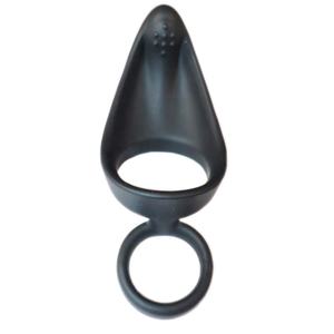 Weiche Silikon-Sexspielzeuge für Männer zur Verzögerung der Ejakulation Wasserdichter Doppel-Penisring für Männer Doppelter Penisring für Männer Dildo - Product Image 2