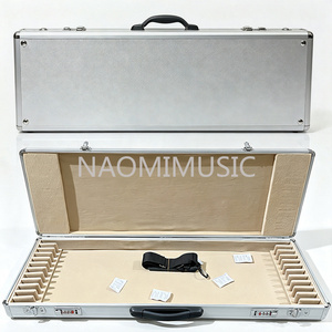 Estuche NAOMI de <span class=keywords><strong>Super</strong></span> Aleación para 12 Arcos de Violín 4/4 3/4 1/2 1/4 1/8, Estuche de Viaje para Arcos de Violín y Pernambuco - Product Image 3