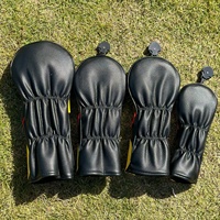 Housses de protection en PU pour têtes de clubs de golf et housses pour drivers et fers de fairway - Vente en gros usine - Accessoires de golf d'extérieur