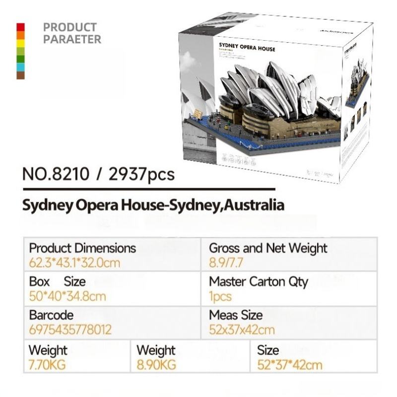 8210 Sydney Opera House Sydney, Australia [2937 piezas]