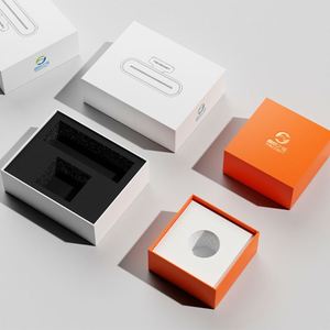 Caja de embalaje para perfumes, ropa interior, cartón de cubierta, caja de regalo boutique, fábrica de impresión, bandeja rectangular fija personalizada UV - Product Image 4