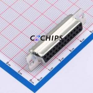 X0125FT12B1L D-Sub/VGA Connector Through hole Component (THT) Connector Standard D-Sub Female 25P Solder Wire Type - Product Image 1