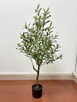 Décoration d'arbre vert artificiel pour la maison, plantes en pot artificielles pour le salon, ornements élégants pour la table à manger