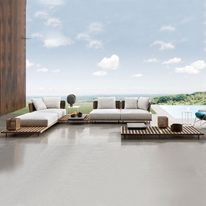 Magnifique style <span class=keywords><strong>royal</strong></span> jardin bavarder chaise et tables en osier extérieur en rotin pour restaurant meubles de luxe canapé - Product Image 4
