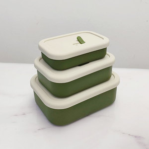 Boîte de décarboxylation à base de plantes pour la décarboxylation et l'<span class=keywords><strong>infusion</strong></span> des herbes, compatible lave-vaisselle, en silicone de qualité alimentaire, boîte de rangement pour le déjeuner - Product Image 5