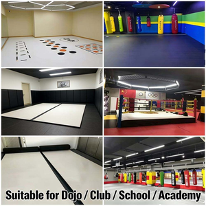 Tapis <span class=keywords><strong>de</strong></span> sol en XPE personnalisé avec logo, pour la lutte, le BJJ, le <span class=keywords><strong>judo</strong></span>, le MMA, les arts martiaux, pour l'entraînement - Product Image 6