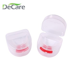 Étui ovale en plastique DeCare Sports pour protège-dents – Boîte de rangement pour la protection des protège-dents - Product Image 3