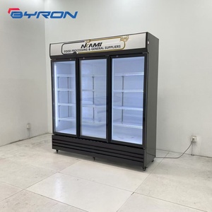 Enfriador de Bebidas Vertical de Bajo Consumo, Refrigerador Comercial para Bebidas, para Tiendas Comunitarias, Campus, Almacenamiento de Agua Fría LC Gla - Product Image 5