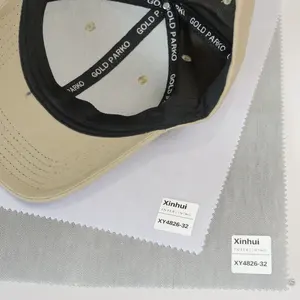 Sombrero de gorra Buckram fusión Interlineado de interconexión para la fabricación de gorras