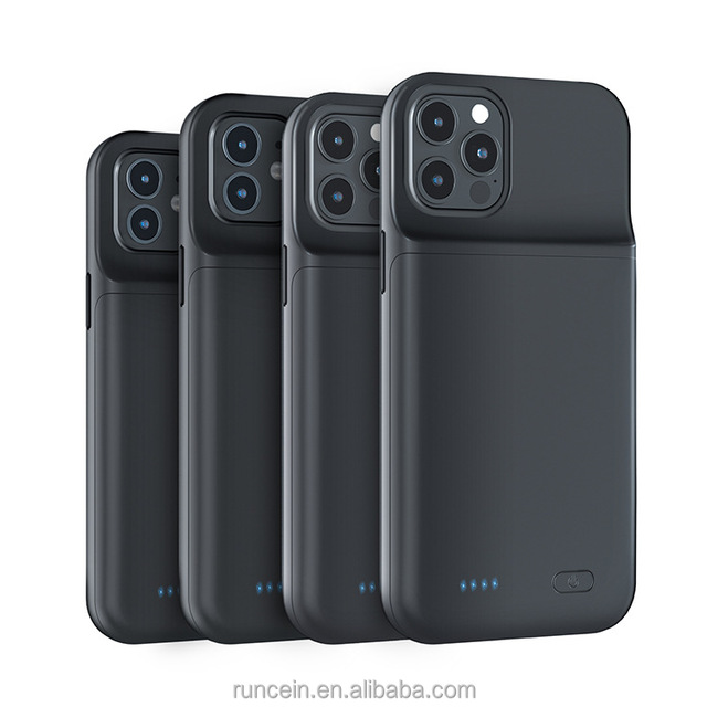 RUNCEIN Top Seller Soft Slim Power Bank Portable Battery Case Charger for  Iphone 12/13 /14/15promax