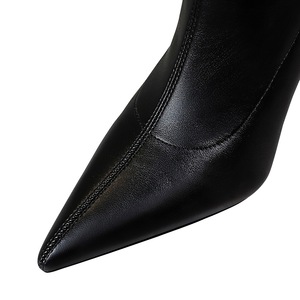 Bottes slim à talons hauts pour femmes, cuissardes de pédicure sexy et à la mode, jambes minces au dessus du genou, collection 9822, 3 - Product Image 3
