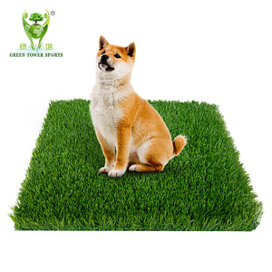 <span class=keywords><strong>Prix</strong></span> de gros personnalisé de haute qualité facile à nettoyer tapis 25mm pile OEM <span class=keywords><strong>extérieur</strong></span> gazon artificiel pour animaux de compagnie aménagement paysager - Product Image 4