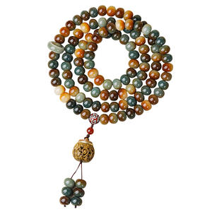 Dunhuang Charcoal Burning 108 Bodhi Pulseras Unisex Diseño de mano Bodhi Beads Trendy Literary Play Pulseras al por mayor - Product Image 5