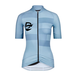 Maillot de Ciclismo Unisex Profesional de Manga Corta con Textura Suave y Paneles de Malla, Cuello Alto para Ciclismo de Carretera y Entrenamiento en Club - Product Image 1