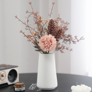 <span class=keywords><strong>Bouquet</strong></span> <span class=keywords><strong>de</strong></span> fleurs séchées modernes haut <span class=keywords><strong>de</strong></span> gamme, design chrysanthème et <span class=keywords><strong>épi</strong></span> <span class=keywords><strong>de</strong></span> <span class=keywords><strong>blé</strong></span>, fleurs artificielles réalistes faites à la main pour la maison et Pâques - Product Image 3