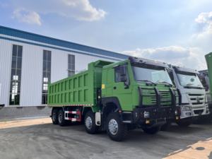 Hoge Kwaliteit Sinotruk Howo Dump Truck 8X4 12 Wheeler 380hp 400hp 430hp Motor Handmatige Kiepwagen Te Koop - Product Image 3