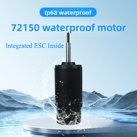 Moteur BLDC étanche IP68 72150 3000W 12S avec driver intégré ESC, poussée de 27kgf pour SUP, planche de surf, bateau électrique