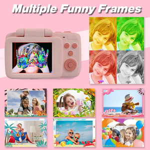 2024 1080P HD Trẻ Em Của Máy Ảnh Retro Lật Màn Hình Phim Hoạt Hình Ảnh Tự Sướng Hình Ảnh Video Máy Ảnh Kid Đồ Chơi Cho Cô Gái Món Quà Sinh Nhật Cho Trẻ Em - Product Image 3