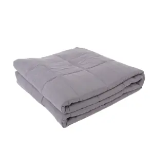 Stylish Eco-Friendly Solid Color Queen And King Size Premium Weighted Blanket Weighted Idea Cool Weighted Blanket