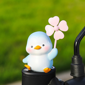ตุ๊กตาเรซิ่นตกแต่งรถยนต์ หมุนได้ รูปหมีและเป็ดการ์ตูน ของตกแต่งภายในรถยนต์ - Product Image 4