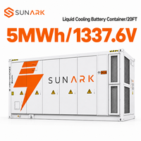 Système de stockage d'énergie liquide Sunark conteneurisé de 5 MWh avec refroidissement liquide, prêt à l'emploi pour station d'énergie hors réseau à distance