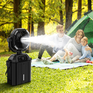 Nuevo Diseño <span class=keywords><strong>de</strong></span> Ventilador Portátil con Nebulizador para Acampar al Aire Libre - Solución para Fugas, Tanque <span class=keywords><strong>de</strong></span> 6L, <span class=keywords><strong>3</strong></span> Velocidades, Envío Rápido a Países <span class=keywords><strong>de</strong></span> ASEAN - Product Image 1