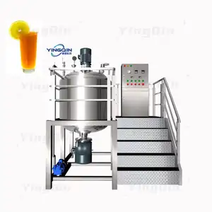 Ointment Vacuum Toothpaste Paste Emulsifier Cheddar Sauce Machine/Jacketed Cheese Vat Liquid Soap Making Machine