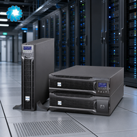 Alimentation sans interruption (ASI) en ligne DX RT 1 kVA pour rack et tour, 1000 VA, haute efficacité, monophasée, véritable alimentation en ligne pour serveur réseau en rack
