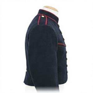 Blazer en Laine Vintage pour Homme à Col Montant et Boutons, Reproduction Personnalisée avec Logo, Vestes Type Blouson - Product Image 4
