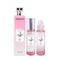 Parfum Roll-on Rose Végétalien Longue Durée aux Notes Fruitées et Florales Séduisantes pour Femme, Huile Essentielle de Phéromone en Gros
